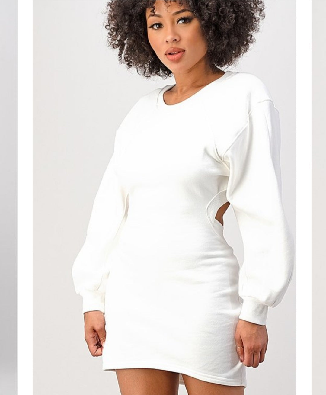 Always Ready Sweater Dress | Lighter Version | White