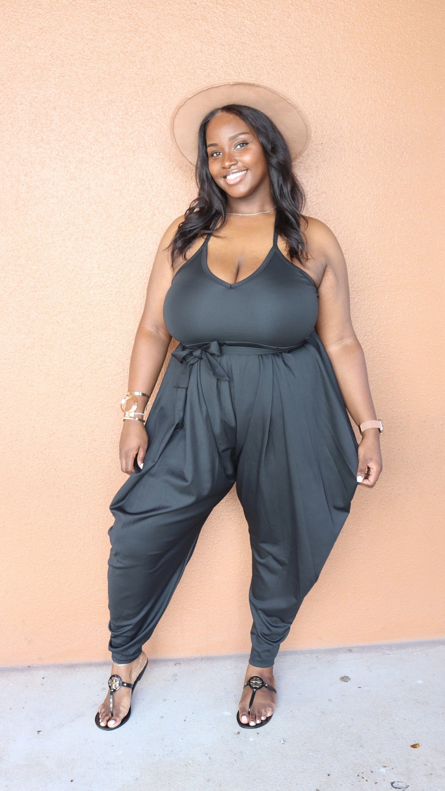 Bellini Harem Jumpsuit | Black