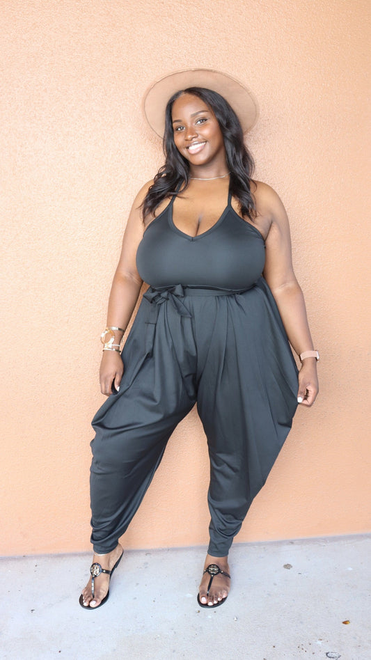 Bellini Harem Jumpsuit | Black