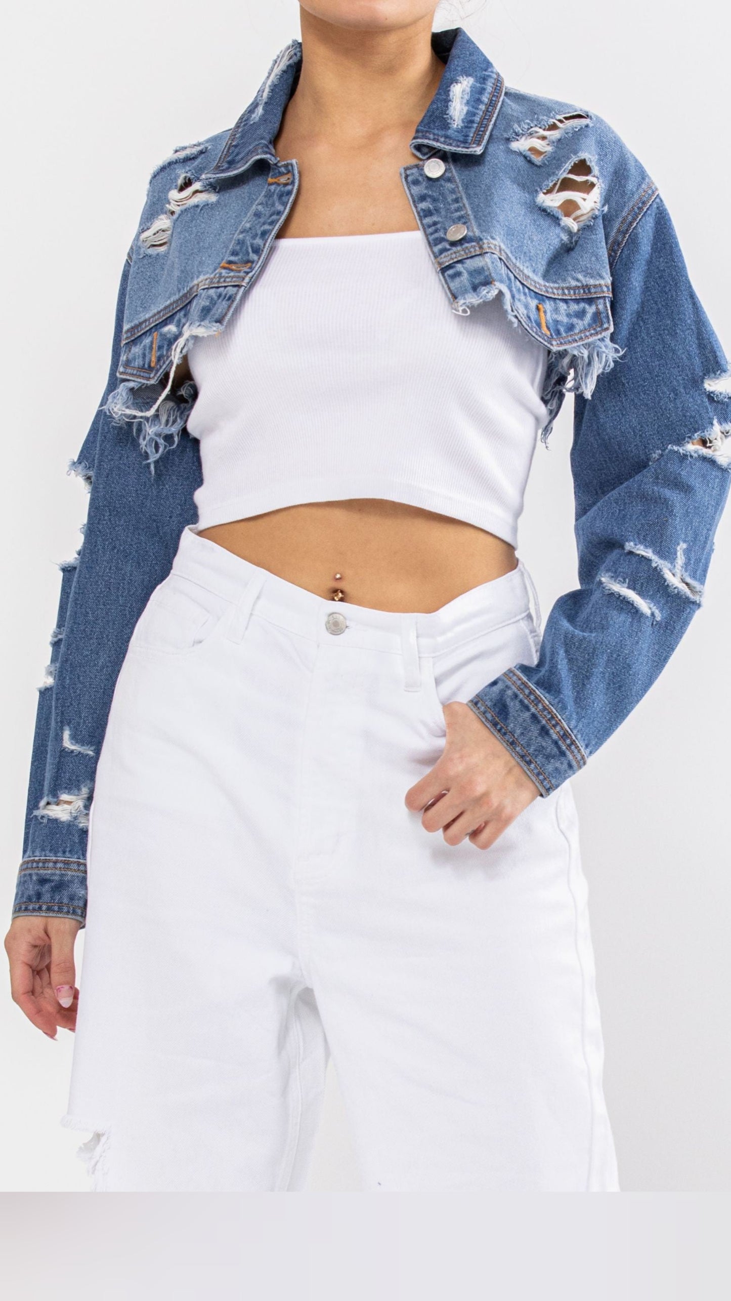 Crop it Denim Jacket