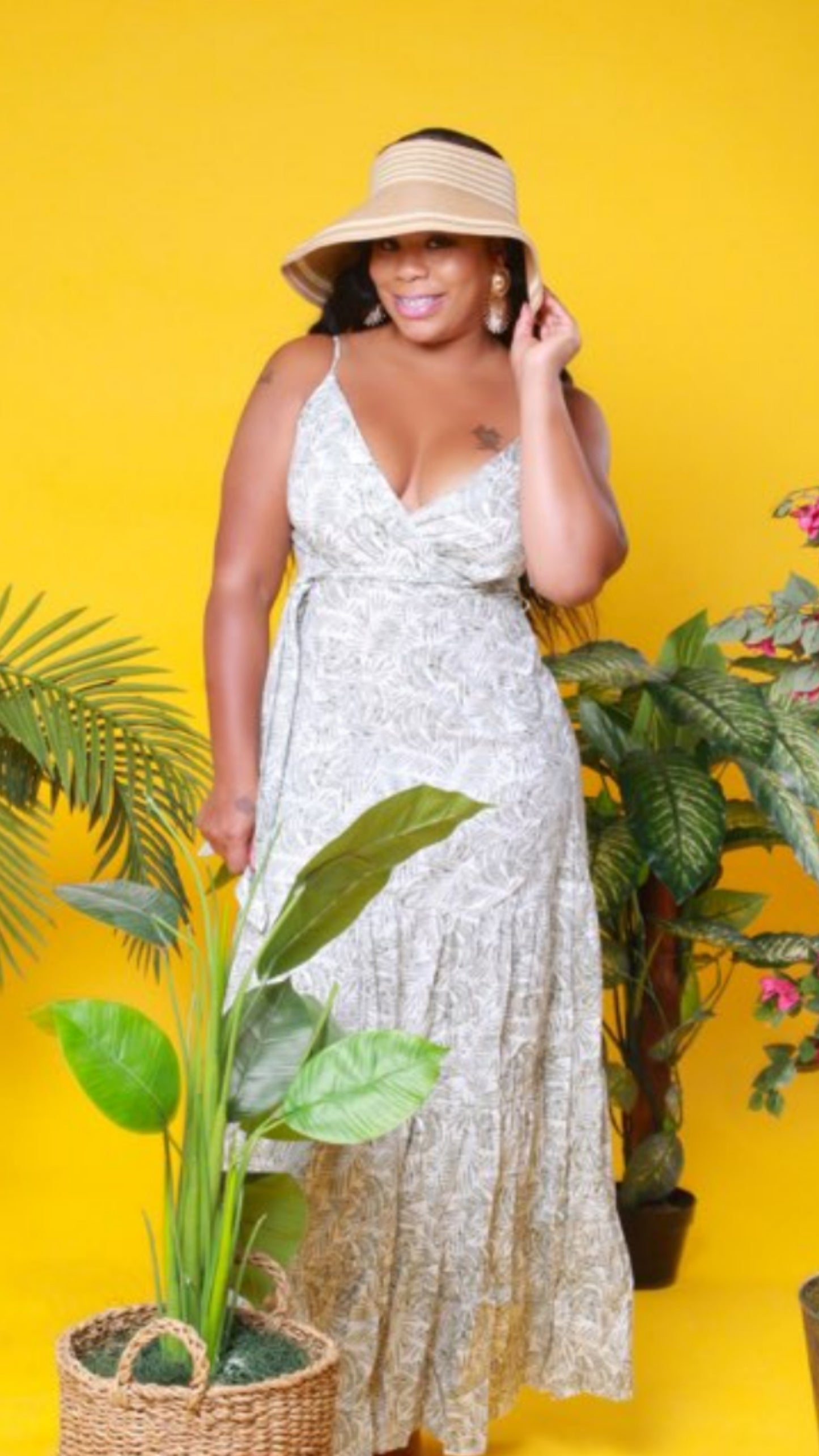 Sunday Special Floral Maxi | Green
