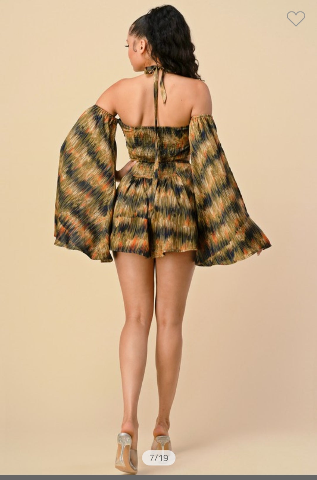 Island Tingz Bohemian Romper | Olive