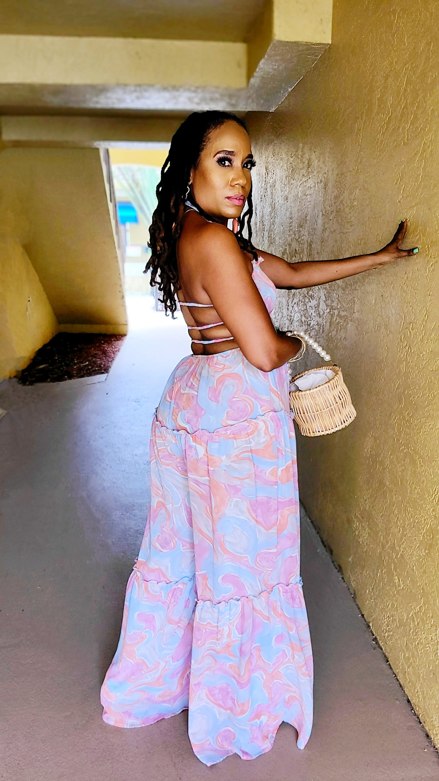 Take me Away Colorful Pastel Palazzo Jumpsuit